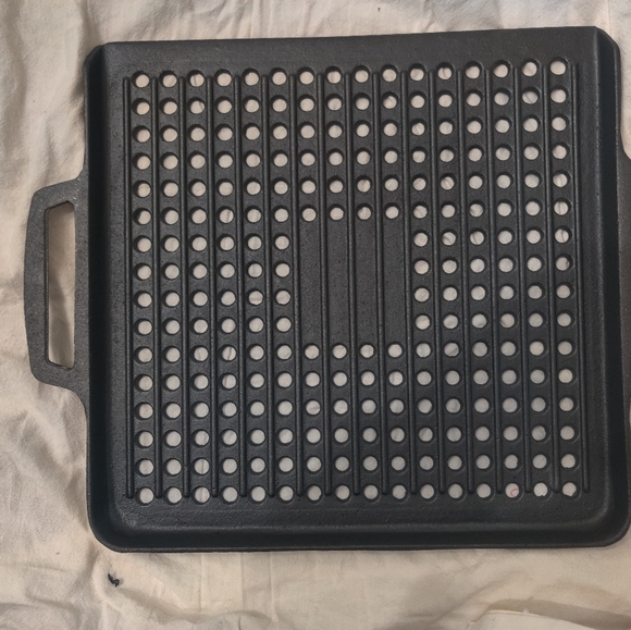 Parini Cast Iron Griddle Square - Picture 2 of 5